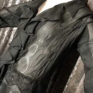 Victorian professional sheer dress shirt